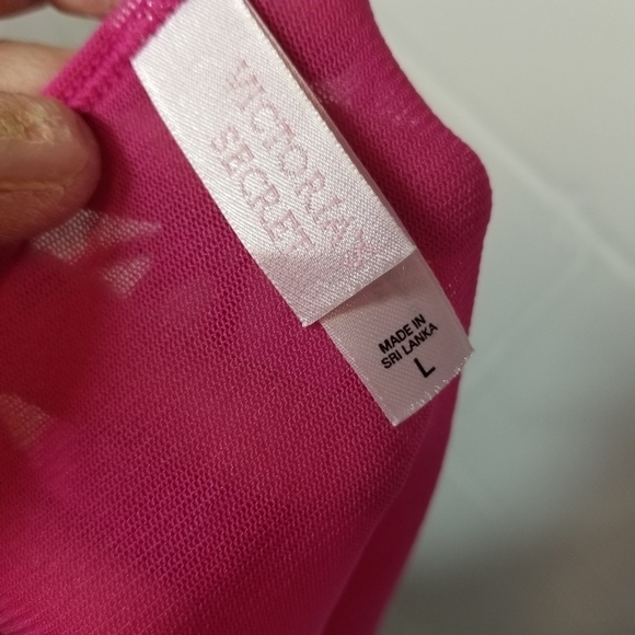Vtg y2k Victorias Secret fairy pink mesh tank top coquette cami camisole - Picture 5 of 6